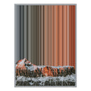 28×30" Metallic Float Frame Canvas - Silver Frame variant