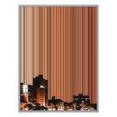 28×30" Metallic Float Frame Canvas - Silver Frame variant