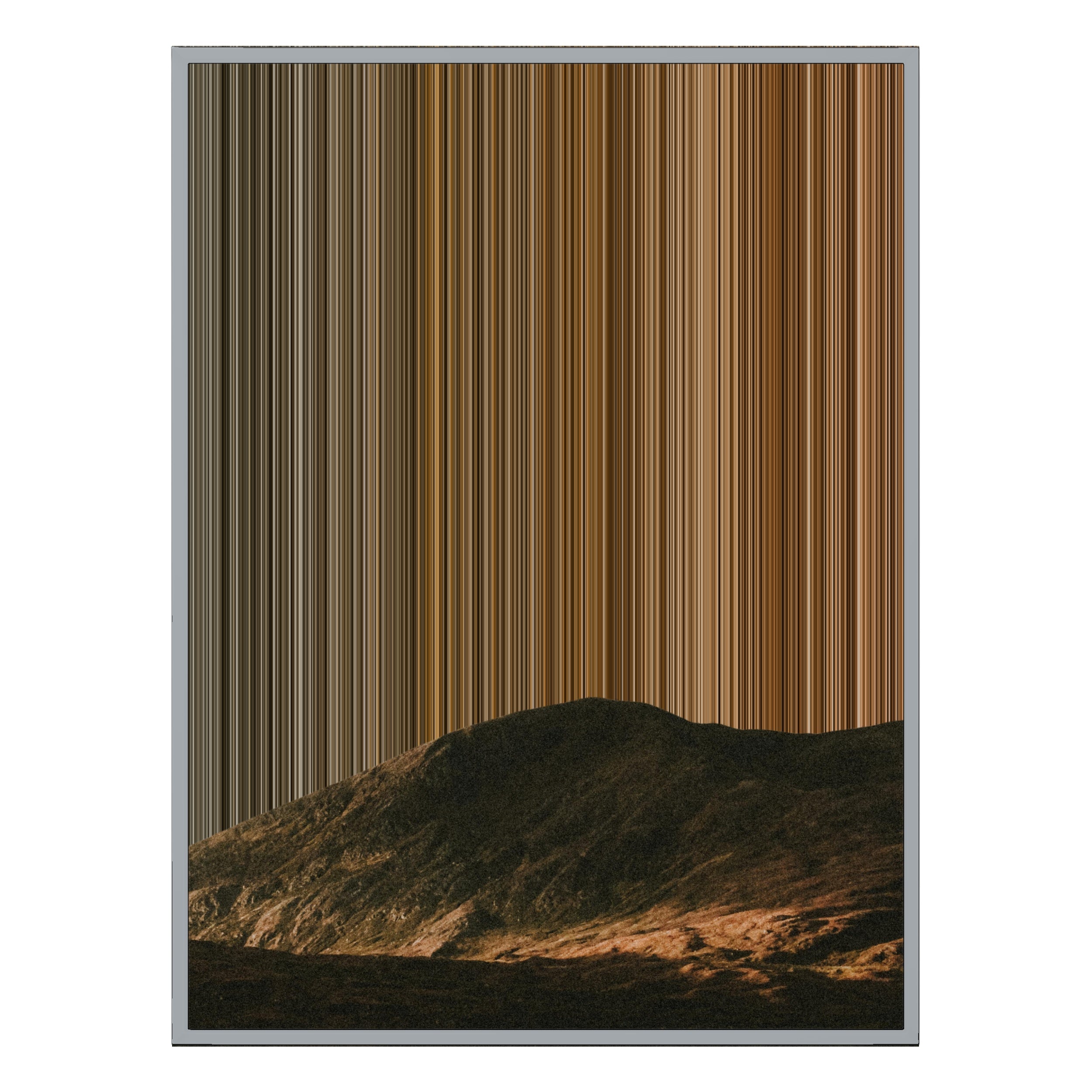 28×30" Metallic Float Frame Canvas - Silver Frame variant