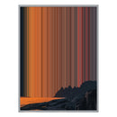 28×30" Metallic Float Frame Canvas - Silver Frame variant