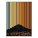 28×30" Metallic Float Frame Canvas - Silver Frame variant