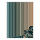 28×30" Metallic Float Frame Canvas - White Frame variant