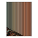 28×30" Metallic Float Frame Canvas - White Frame variant