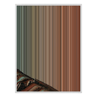 28×30" Metallic Float Frame Canvas - White Frame variant