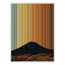 28×30" Metallic Float Frame Canvas - White Frame variant