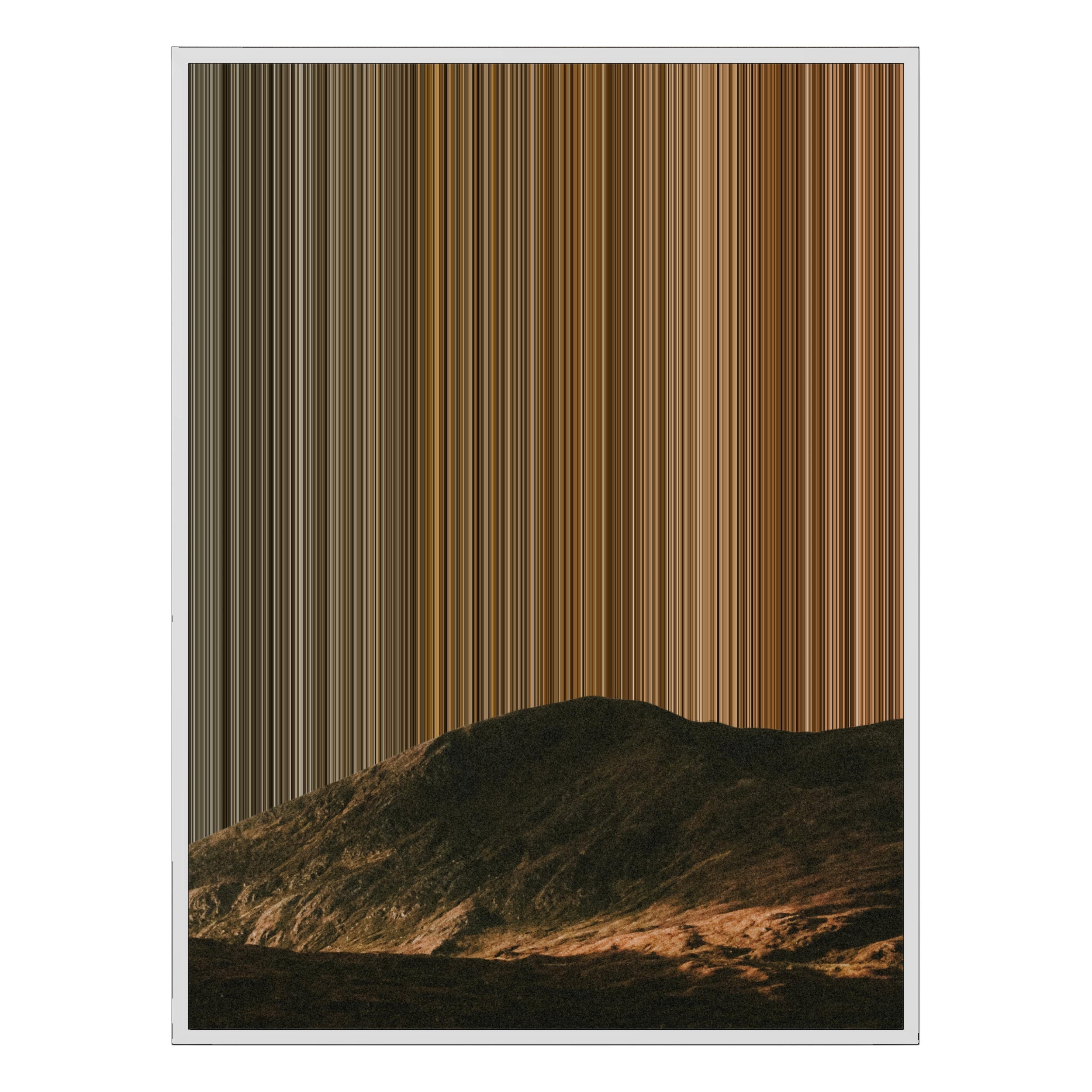 28×30" Metallic Float Frame Canvas - White Frame variant