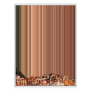 28×30" Metallic Float Frame Canvas - White Frame variant