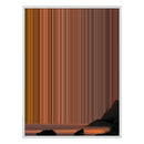 28×30" Metallic Float Frame Canvas - White Frame variant