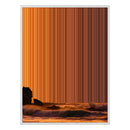 28×30" Metallic Float Frame Canvas - White Frame variant