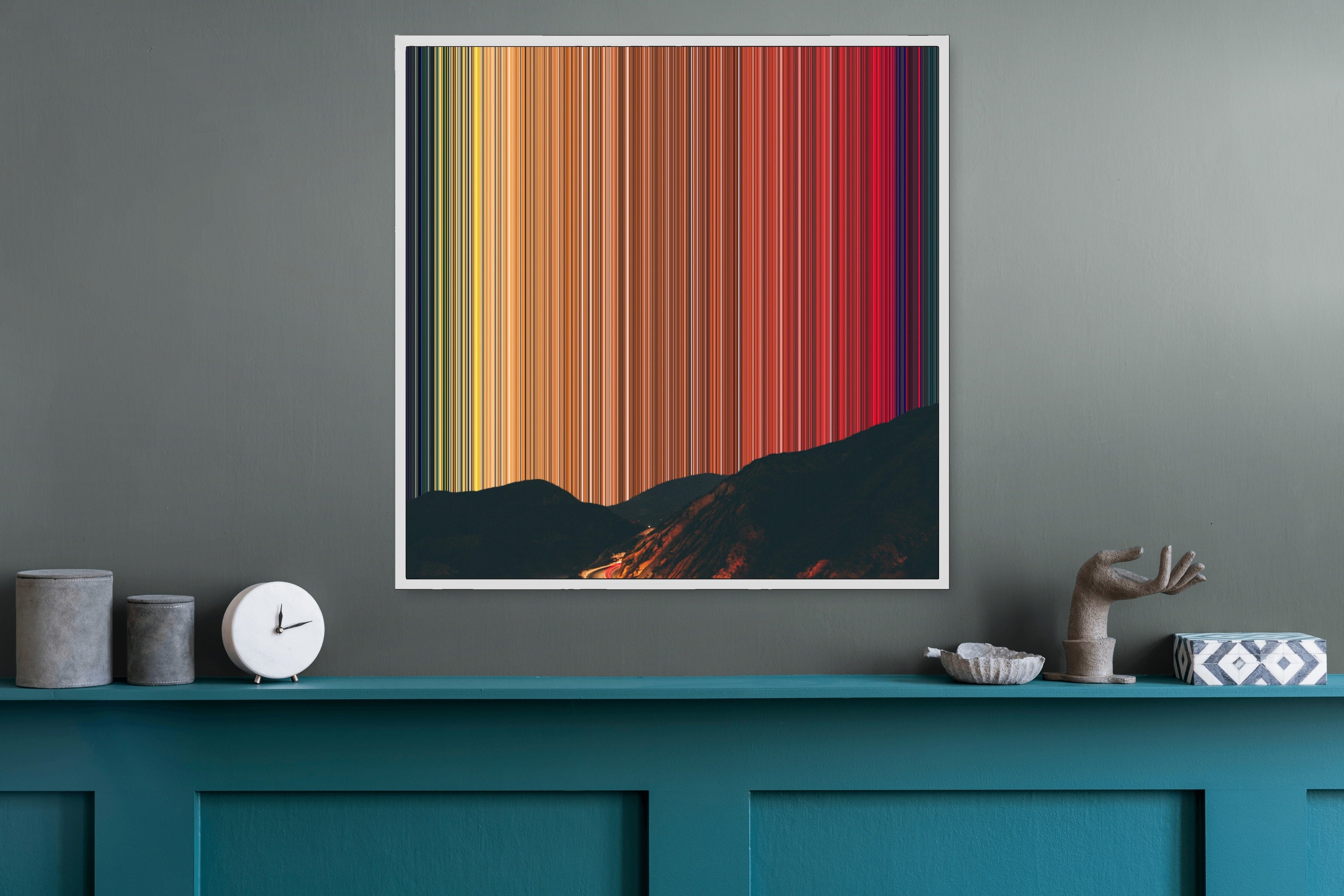 Grimes Canyon - Lifestyle staging in modern interior - Gradienta