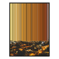 28×34" Metallic Float Frame Canvas - Black Frame variant