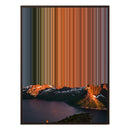 28×34" Metallic Float Frame Canvas - Brown Frame variant