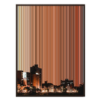 28×34" Metallic Float Frame Canvas - Brown Frame variant