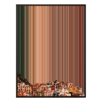 28×34" Metallic Float Frame Canvas - Brown Frame variant