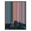 28×34" Metallic Float Frame Canvas - Brown Frame variant