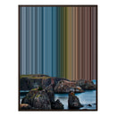 28×34" Metallic Float Frame Canvas - Brown Frame variant