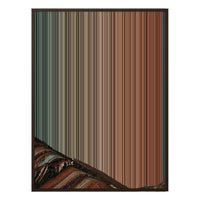 28×34" Metallic Float Frame Canvas - Brown Frame variant