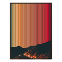 28×34" Metallic Float Frame Canvas - Brown Frame variant