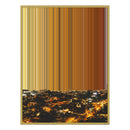 28×34" Metallic Float Frame Canvas - Gold Frame variant