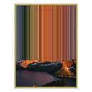 28×34" Metallic Float Frame Canvas - Gold Frame variant