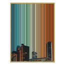 28×34" Metallic Float Frame Canvas - Gold Frame variant