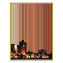 28×34" Metallic Float Frame Canvas - Gold Frame variant