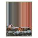 28×34" Metallic Float Frame Canvas - Natural Frame variant