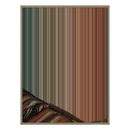 28×34" Metallic Float Frame Canvas - Natural Frame variant