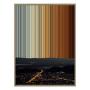 28×34" Metallic Float Frame Canvas - Natural Frame variant