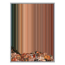 28×34" Metallic Float Frame Canvas - Silver Frame variant