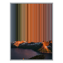 28×34" Metallic Float Frame Canvas - Silver Frame variant