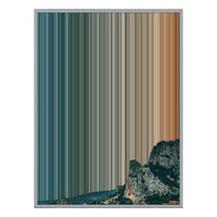 28×34" Metallic Float Frame Canvas - Silver Frame variant