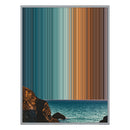 28×34" Metallic Float Frame Canvas - Silver Frame variant