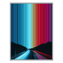 28×34" Metallic Float Frame Canvas - Silver Frame variant