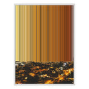 28×34" Metallic Float Frame Canvas - White Frame variant