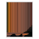 28×34" Metallic Float Frame Canvas - White Frame variant