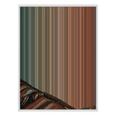 28×34" Metallic Float Frame Canvas - White Frame variant