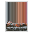 28×34" Metallic Float Frame Canvas - White Frame variant