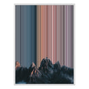 28×34" Metallic Float Frame Canvas - White Frame variant