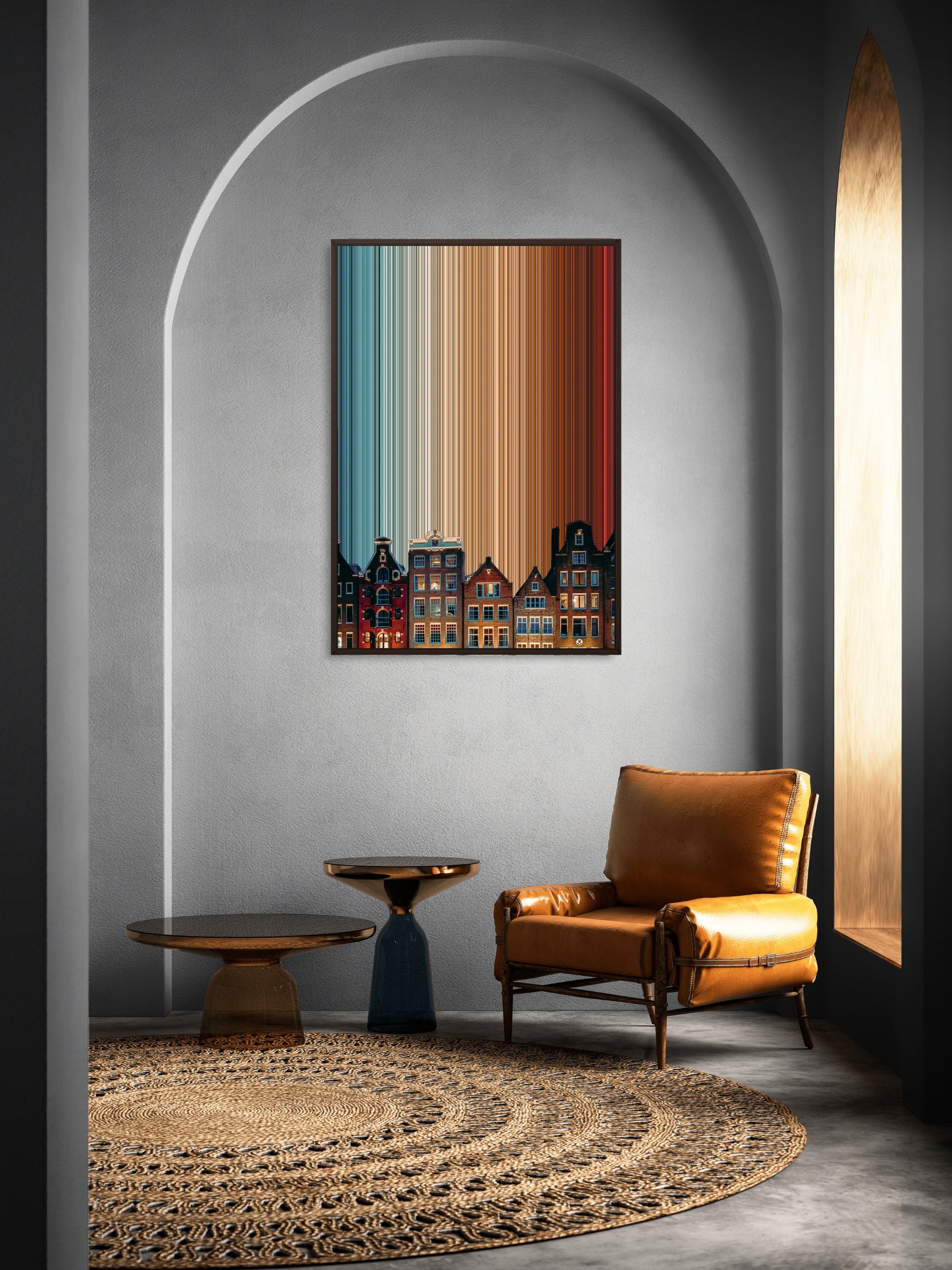 Amsterdam, NH, Niederlande - Lifestyle staging in modern interior - Gradienta