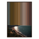28×38" Metallic Float Frame Canvas - Brown Frame variant