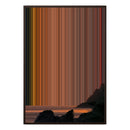 28×38" Metallic Float Frame Canvas - Brown Frame variant