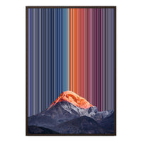 28×38" Metallic Float Frame Canvas - Brown Frame variant