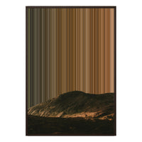 28×38" Metallic Float Frame Canvas - Brown Frame variant