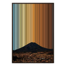 28×38" Metallic Float Frame Canvas - Brown Frame variant