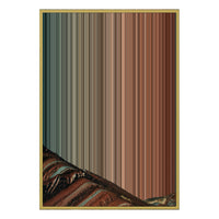 28×38" Metallic Float Frame Canvas - Gold Frame variant