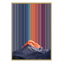 28×38" Metallic Float Frame Canvas - Gold Frame variant