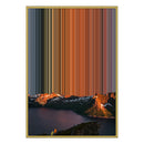 28×38" Metallic Float Frame Canvas - Gold Frame variant