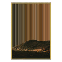 28×38" Metallic Float Frame Canvas - Gold Frame variant