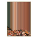 28×38" Metallic Float Frame Canvas - Gold Frame variant